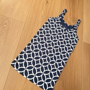 Women’s Banana Republic Navy and White Patterned Tank Top, Size S